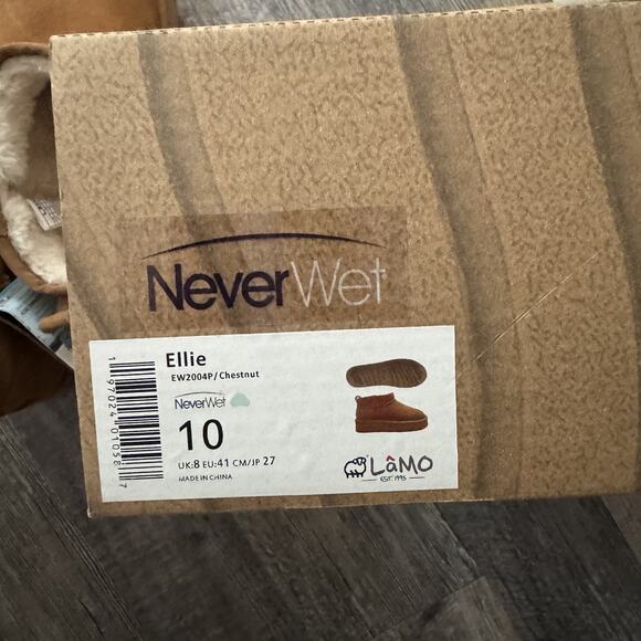 Lamo Ellie Platform Boots Water Resistant Suede NEW Size 10 - Picture 7 of 7